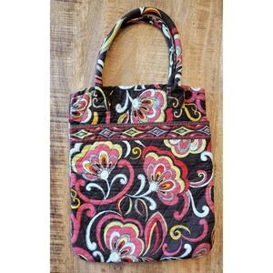 Vera Bradley Puccini‎ Morgan Slim Tote Retired Small Medium Satchel Purse Bag